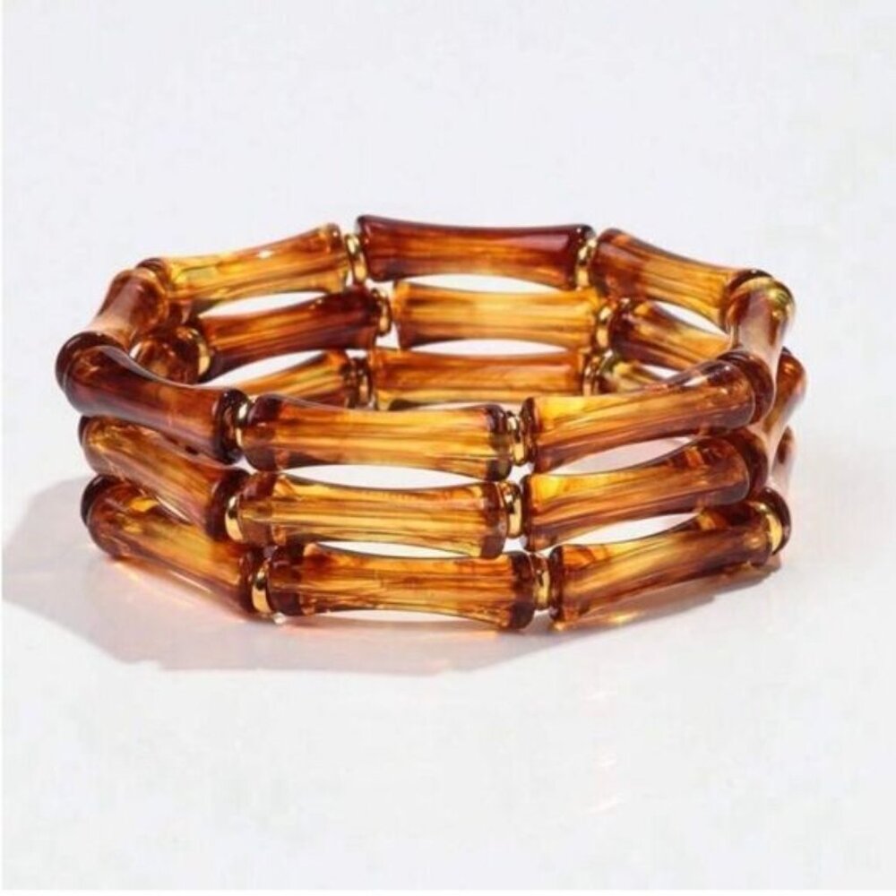 Boho Amber Bracelet N1424
